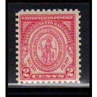 682 2c Massachusetts Just Clears MNH O1888