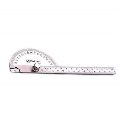 HARDEN Bevel Protraction 180 Degree Angle Protractor Ruler Protractor HAR 580718