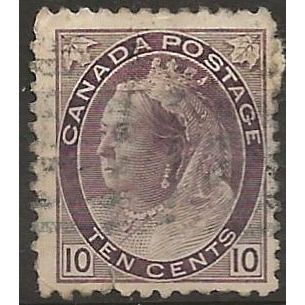 Canada 1902 SG169 10c Deep Brownish-Purple Good/Fine Used .