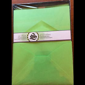 Southworth Green 40 Sheets 20 Envelopes Premium Quality Heavy Weight Pen/Printer