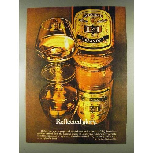 1978 E&J Brandy Ad - Reflected Glory