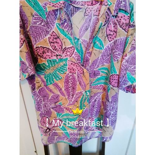 Vintage, Act III Floral Shirt, Short Sleeves, XXL, Unisex
