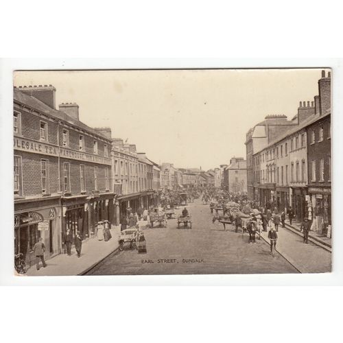 Earl Street Dundalk Postcard RP Co Louth Ireland