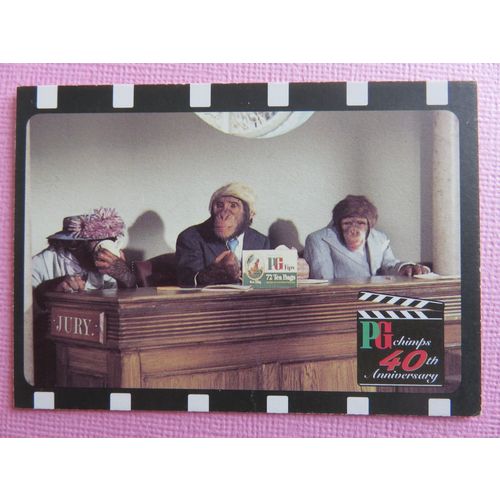 PG Tips 40 Years of The Chimps Giveaway Card No.25 Old Bailey