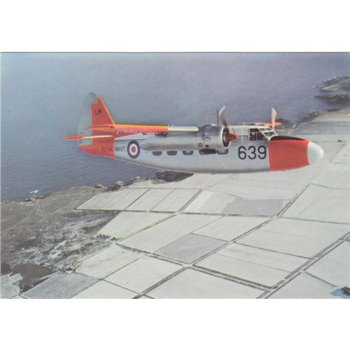 Hunting Percival Sea Prince Military Aircraft Postcard (AM1856)