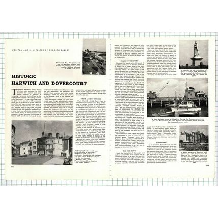 (168) Harwich & Dovercourt Essex - 1966 Article