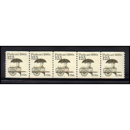 2133 12.5c Pushcart Very Fine MNH Dry Gum PNC 1/5 X2160