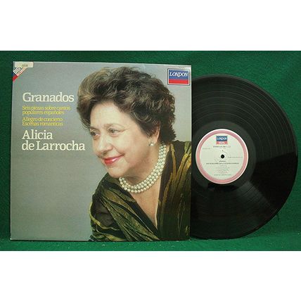 Alicia de Larrocha - Granados: Seis Piezas Sobre Cantos/Allegro - 410 288-1 - NM