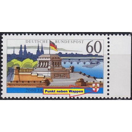 GERMANY BUND [1992] MiNr 1583 y F5 ( **/mnh ) Plattenfehler