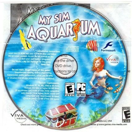 My SIM Aquarium (Create Your Own Ultimate Fish Habitat) PC-DVD - NEW in SLEEVE