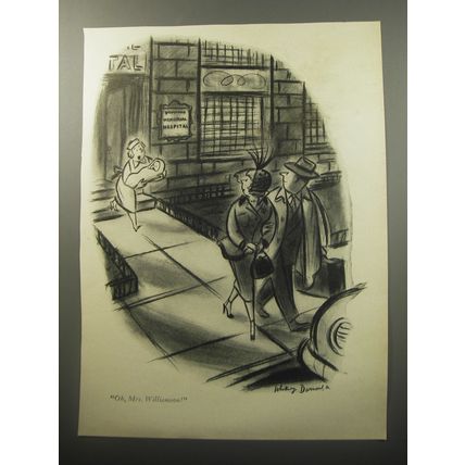 1951 Cartoon by Whitney Darrow, Jr.- Oh, Mrs. Williamson