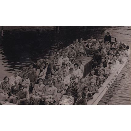 Sweden 1914 WW1 Guided Boat Trip Gotenburg Postcard