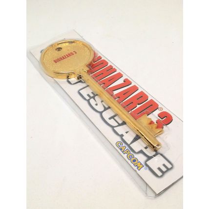 BIOHAZARD 3 Park Key Limited Edition GOLD Metal - Hong Kong Comic Resident Evil