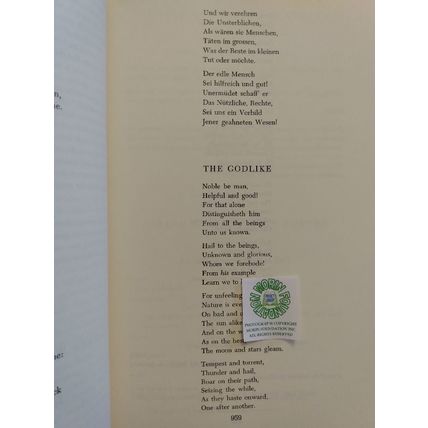 THE LIMITS OF ART 2 FROM VILLON TO GIBBON & 3 GOETHE TO JOYCE HUNTINGTON CAIRNS