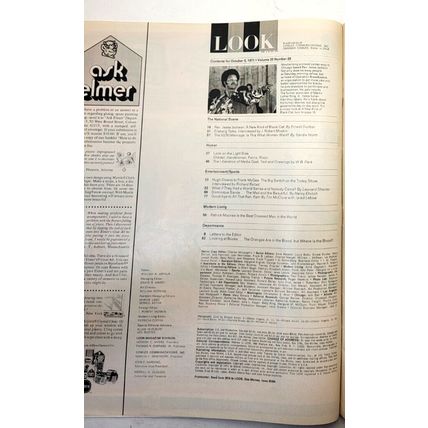 LOOK MAGAZINE October 5, 1971 Rev. Jesse Jackson / Ellsberg / 50/50 Marriage