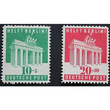 Germany 1948 MH Set of Stamps - Aid to Berlin