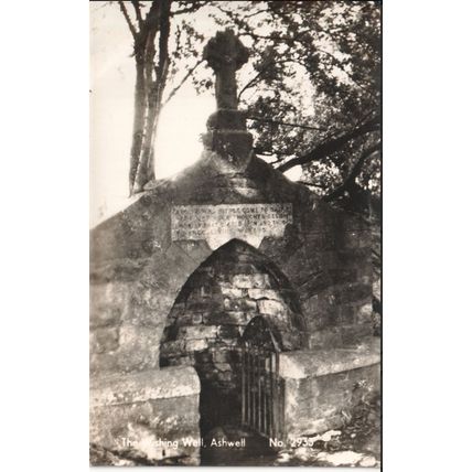 Vintage GB Postcard - Wishing Well, Ashwell, Hertfordshire