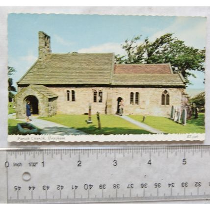 old postcard Parish Church, Heysham