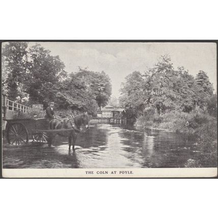 The Coln at Poyle, Buckinghamshire, 1908 - FW Jackson Postcard