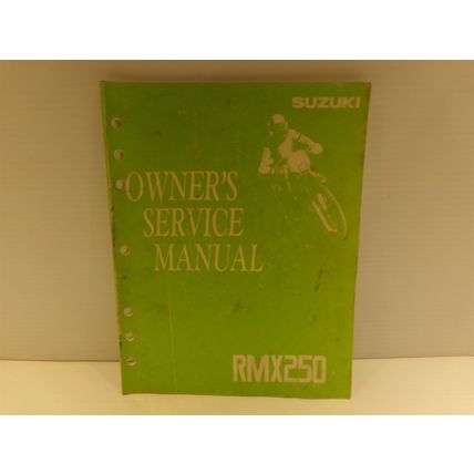 Suzuki Owner's Service Manual RMX250