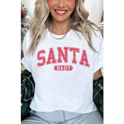 SANTA BABY CHRISTMAS OVERSIZED TEE