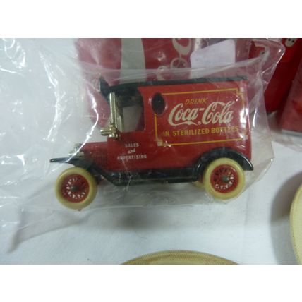 Vintage Coca Cola Bundle, Coasters, Polar Bear Headknocker, Tin, etc*
