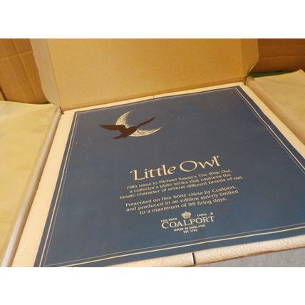 Coalport The Wise Owl Collection - Little Owl - Plate 6933A