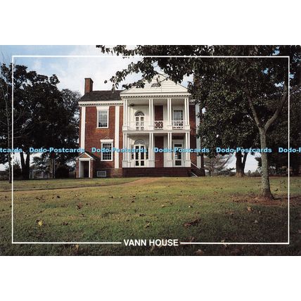 D023348 Vann House. Rear Entrance. Ga. Scenic South. Mca