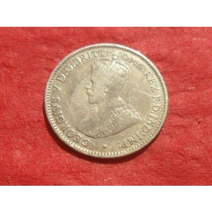 1911 George V threepence - Australia.