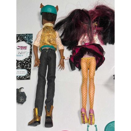 Monster High Draculaura School's Out & Clawd Wolf dolls Forbitten Love Mattel 20