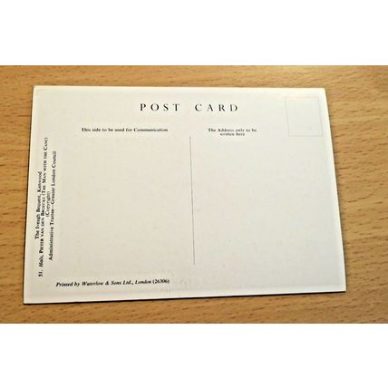 Postcard: Pieter van den Broecke (The Man with the Cane) by Hals. New.