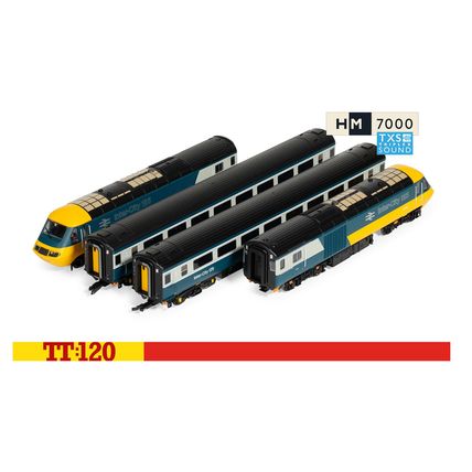 Hornby TT1004TXSM InterCity 125 High Speed Train Set Sound Fitted TT:120 - NEW