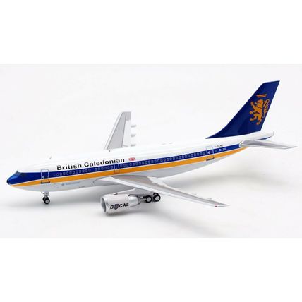 A310-203 BRITISH CALEDONIAN REG:G-BKWU W/STAND - INFLIGHT200 IF310BCAL0720 1/200