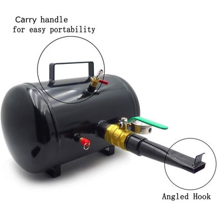 SMT- Black 5 Gallon Air Tire Bead Seater Blaster Tool Seating Inflator Compatibl