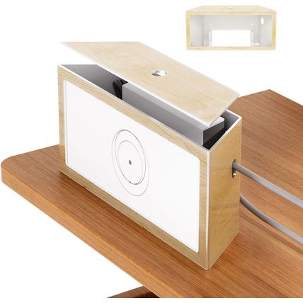 Starlink Router Gen 3 Mount, Wood Grain Starlink Router Wall Mount Box with Star