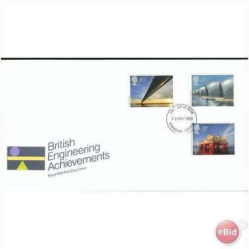 GB FDC 1983 - British Engineering (mint) Cheshire