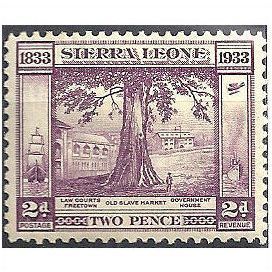 Sierra Leone 1933 SG171 2d Purple Mounted Mint ..