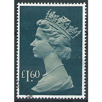 1987 SG1026f £1.60 Pale Drab & Deep Greenish Blue Fine Used ..