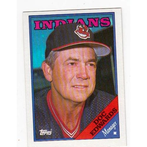1988 Topps Doc Edwards baseball card #374 – Indians