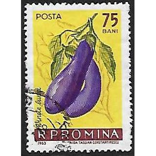 Mi 2134: 75 b. multicoloured Vegetable Culture: Aubergines.