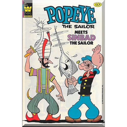 Popeye The Sailor #166 (1981) *Bronze Age / Whitman Comics / Sinbad The Sailor*