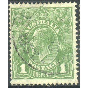Australia 1931 - 1d green - KGV - used