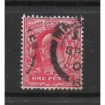 GB.SG219 1d Scarlet.Variety Unchecked.Fine Used.July18