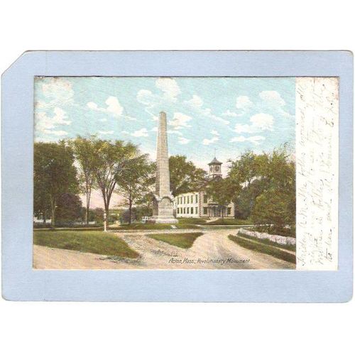 MA Acton Revolutionary Monument ma_box1~4