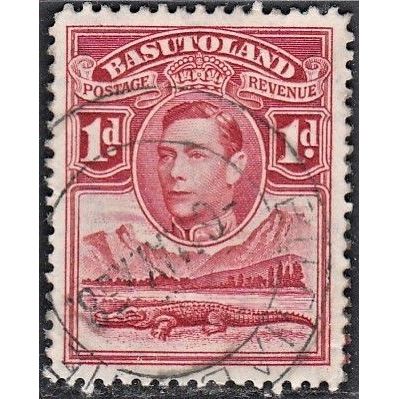 BASUTOLAND, 1938 1d George VI, SG19 (Scott #19), fine used