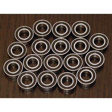 (18pcs) THUNDER TIGER EK-4 4WD MONSTER TRUCK Rubber Sealed Ball Bearing Set