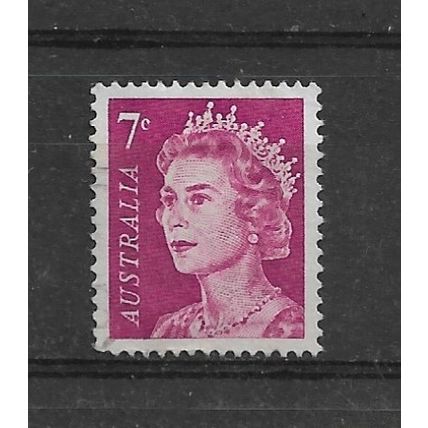 Australia.SG388a 7c Queen Elizabeth II (Purple).Fine Used.Jan22a