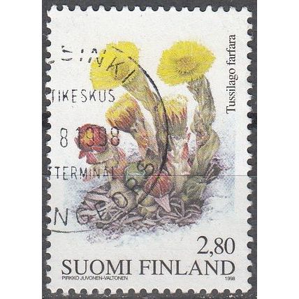 Finland 1998 Michel 1431 O Cote (2013) 0.50 Euro Fleur Tussilage Cachet rond