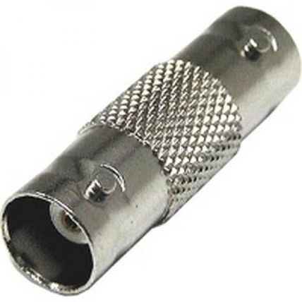 BNC Connector Coupler Gender Changer - Female / Female - Silver