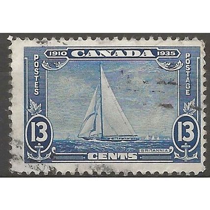 Canada 1933 SG340 13c Blue Silver Jubilee Fine Used ..